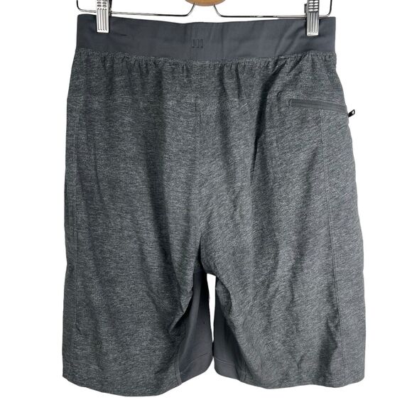 Lululemon T.H.E. Linerless Short Gray Mens Sz M LM7Y05S Stretch 11” Gym Outdoor - Picture 2 of 5